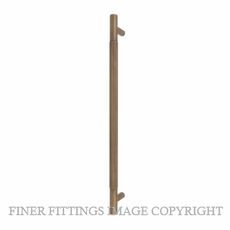 WINDSOR 8354 - 8360 RB LINEAR KNURL PULL HANDLES ROMAN BRASS