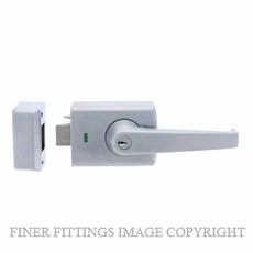 CARBINE CRD-3L1-DBL-SC DOUBLE CYLINDER LEVER DEADLOCK (MF STRIKE) SATIN CHROME