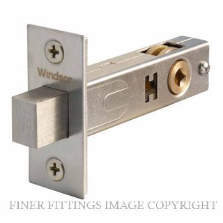 WINDSOR 1253 BN 60MM TUBULAR PRIVACY BOLT BRUSHED NICEL