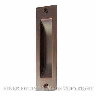 GAINSBOROUGH 392ABCS 115MM FLUSH PULLS AGED BRUSHED COPPER