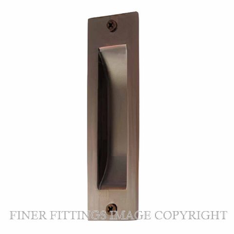 GAINSBOROUGH 392ABCS 115MM FLUSH PULLS AGED BRUSHED COPPER