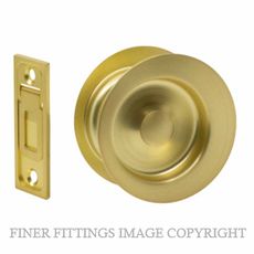 GAINSBOROUGH 396SBC CAVITY DOOR LOCK PASSAGE SATIN BRASS