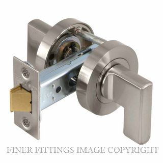 WINDSOR 9095 BN MINI TURN LATCH SET - 60MM B/S RND. ROSE BRUSHED NICKEL