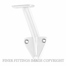 MILES NELSON 110PW BANNISTER BRACKET WHITE POWDERCOAT