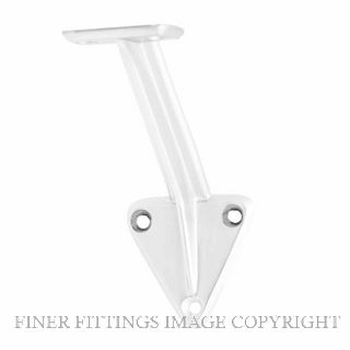 MILES NELSON 110PW BANNISTER BRACKET WHITE POWDERCOAT