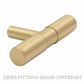 WINDSOR 6520-MSB PLANAR T BAR CABINET KNOB MATT SATIN BRASS