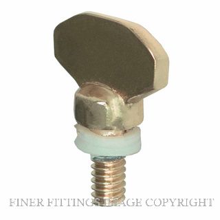 MILES NELSON 034BR QUADRANT SCREW POLISHED BRASS