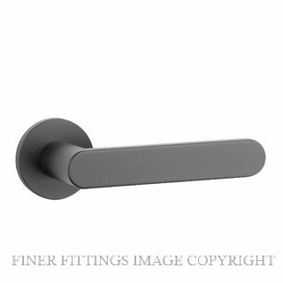 ENGER BL6055RS7AS AS APRILE ALORA LEVER HANDLE ON ROUND ROSE R SLIM 7MM BL BLACK