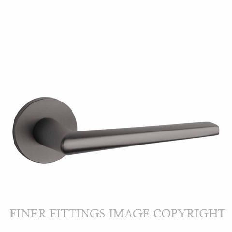 ENGER GN6054RS7 STILE SALTA LEVER HANDLE ON ROUND ROSE R SLIM 7MM GN GRAPHITE NICKEL