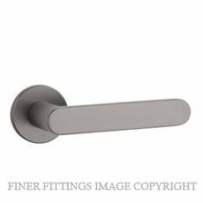 ENGER GN6055RS7AS AS APRILE ALORA LEVER HANDLE ON ROUND ROSE R SLIM 7MM GN GRAPHITE NICKEL