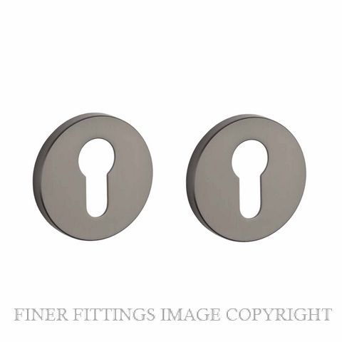 ENGER GN6257RS7 STILE EURO ESCUTCHENS R SLIM 7MM GN GRAPHITE NICKEL