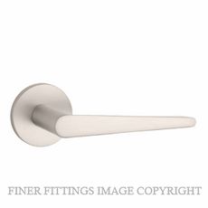 ENGER MSBN6051RS7AT AT APRILE ARNICA LEVER ON ROUND ROSE R SLIM 7MM MSBN MATT SATIN BRUSHED NICKEL