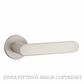 ENGER MSBN6055RS7AS AS APRILE ALORA LEVER HANDLE ON ROUND ROSE R SLIM 7MM MSBN MATT SATIN BRUSHED NICKEL