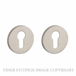 ENGER MSBN6257RS7 STILE EURO ESCUTCHENS R SLIM 7MM MSBN MATT SATIN BRUSHED NICKEL