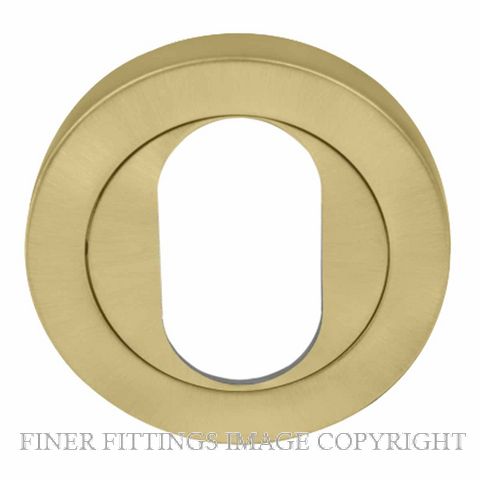 WINDSOR 8189O MSB OVAL ESCUTCHEON - 50MM ROSE MATT SATIN BRASS