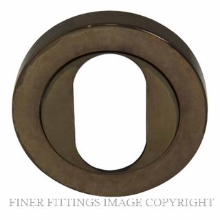 WINDSOR 8189O AB OVAL ESCUTCHEON - 50MM ROSE ANTIQUE BRONZE