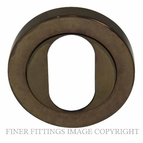 WINDSOR 8189O AB OVAL ESCUTCHEON - 50MM ROSE ANTIQUE BRONZE