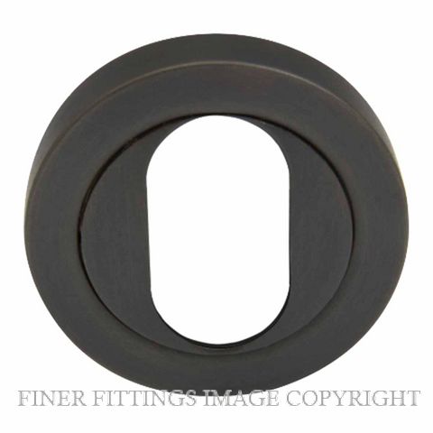 WINDSOR 8189O DRB OVAL ESCUTCHEON - 50MM ROSE DARK ROMAN BRASS