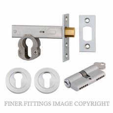 IVER 22153 DEADBOLTS SIGNATURE BRUSHED CHROME