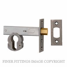 IVER 22159 DEADBOLT EURO 60MM DISTRESSED NICKEL