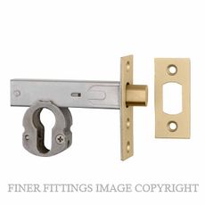 IVER 22160 DEADBOLT EURO 60MM BRUSHED GOLD