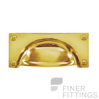 DELF 1314 DRAWER PULL (HOODED) PB POLISHED BRASS