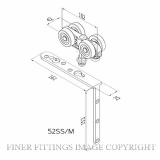 BRIO 52SS/M HANGER PAIR 400 SR ANGLE BRACKET