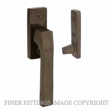 WINDSOR 5343 AB QUBE WINDOW FASTENER ANTIQUE BRONZE