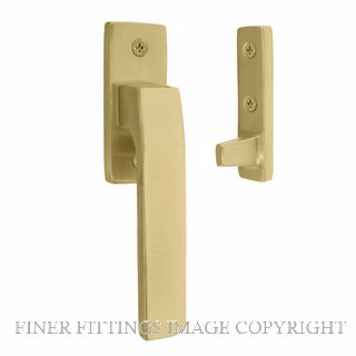 WINDSOR 5343 MSB QUBE WINDOW FASTENER MATT SATIN BRASS