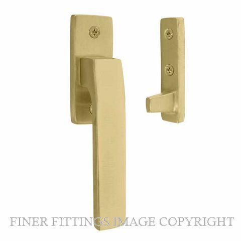 WINDSOR 5343 MSB QUBE WINDOW FASTENER MATT SATIN BRASS