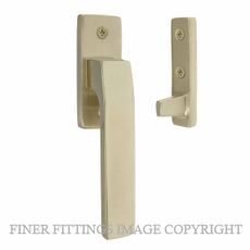WINDSOR 5343 USB QUBE WINDOW FASTENER UNLACQUERED SATIN BRASS
