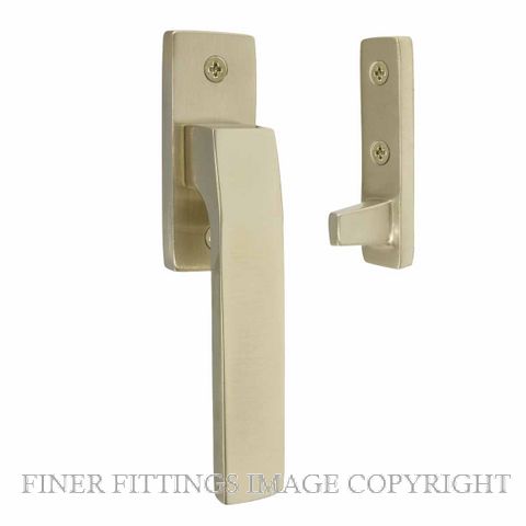 WINDSOR 5343 USB QUBE WINDOW FASTENER UNLACQUERED SATIN BRASS