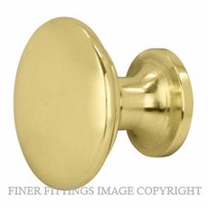 WINDSOR 6200 - 6202 UB CABINET KNOBS UNLACQUERED BRASS
