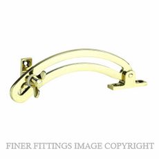 DRAKE & WRIGLEY 1011 PB QUADRANT STAY POLISHED BRASS