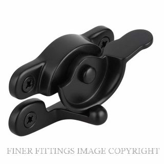 DRAKE & WRIGLEY 1018 BLK SASH FASTENER CHROME PLATE