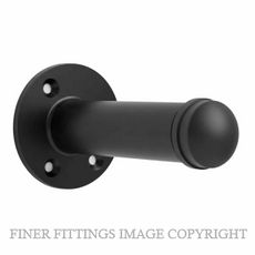 DRAKE & WRIGLEY 1086 BLK WALL MOUNTED DOOR STOP MATT BLACK