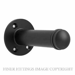 DRAKE & WRIGLEY 1086 BLK WALL MOUNTED DOOR STOP MATT BLACK