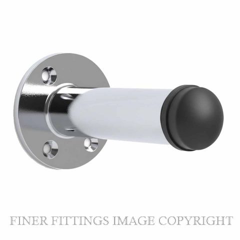 DRAKE & WRIGLEY 1086 CP WALL MOUNTED DOOR STOP CHROME PLATE