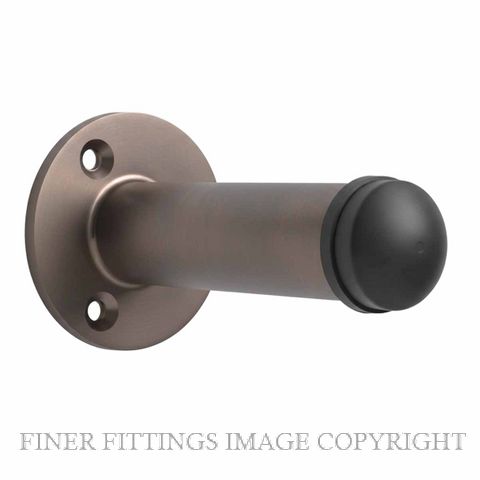 DRAKE & WRIGLEY 1086 ORB WALL MOUNT DOOR STOP OIL RUBBED BRONZE