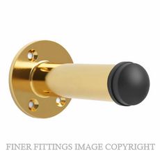 DRAKE & WRIGLEY 1086 PB WALL MOUNT DOOR STOP POLISHED BRASS