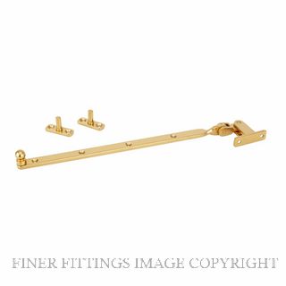 DRAKE & WRIGLEY 1003 PB FANLIGHT STAY POLISHED BRASS