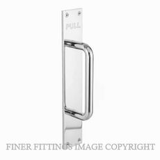 DW 1429 CP GRIP HANDLE PLATE ENGRAVED (PULL) CHROME PLATE