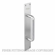 DW 1429 SC GRIP HANDLE PLATE ENGRAVED (PULL) SATIN CHROME