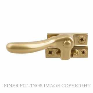 DRAKE & WRIGLEY 133WL SB SPLIT RAIL FASTENER LH SATIN BRASS