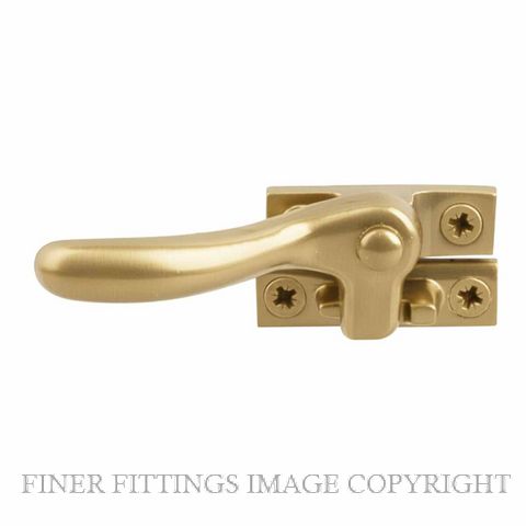 DRAKE & WRIGLEY 133W EXTENDED SPLIT RAIL FASTENER SATIN BRASS