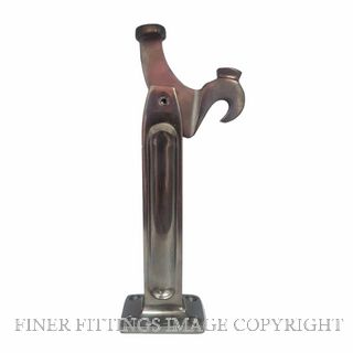 DRAKE & WRIGLEY 1577EXTORB EXTENDED FLOOR MOUNT LATCHBACK OIL RUBBED BRONZE