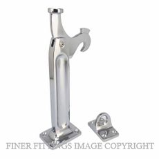 DRAKE & WRIGLEY 1577EXTCP EXTENDED FLOOR MOUNT LATCHBACK CHROME PLATE