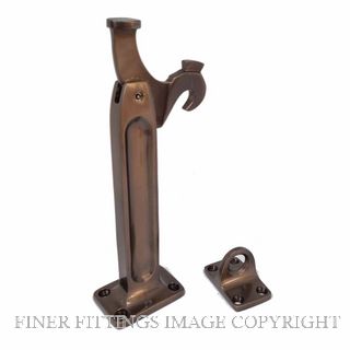 DRAKE & WRIGLEY 1577EXTEB EXTENDED FLOOR MOUNT LATCHBACK ELECTRO BRONZE