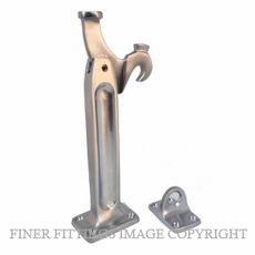 DRAKE & WRIGLEY 1577EXTSCP EXTENDED FLOOR MOUNT LATCHBACK SATIN CHROME