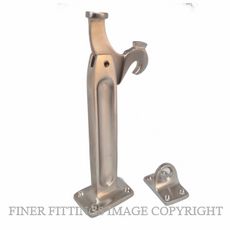 DRAKE & WRIGLEY 1577EXTSNP EXTENDED FLOOR MOUNT LATCHBACK SATIN NICKEL